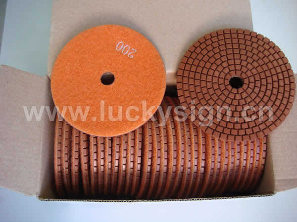 polishing pads for polishing marble