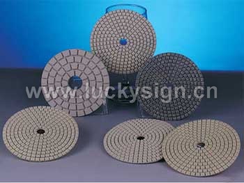 polishing pads for dry working