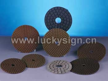 polishing pads for wet working